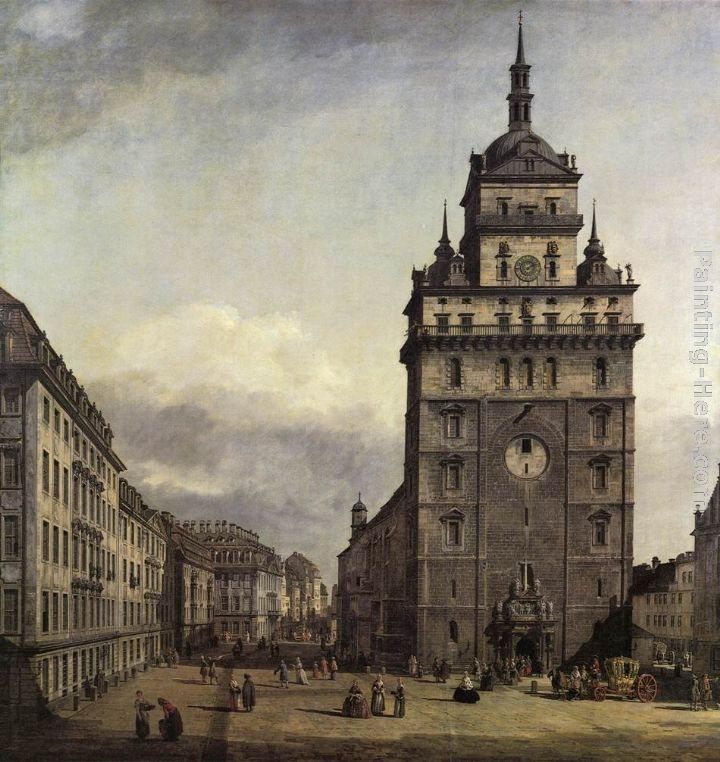 Bernardo Bellotto The Kreuzkirche in Dresden